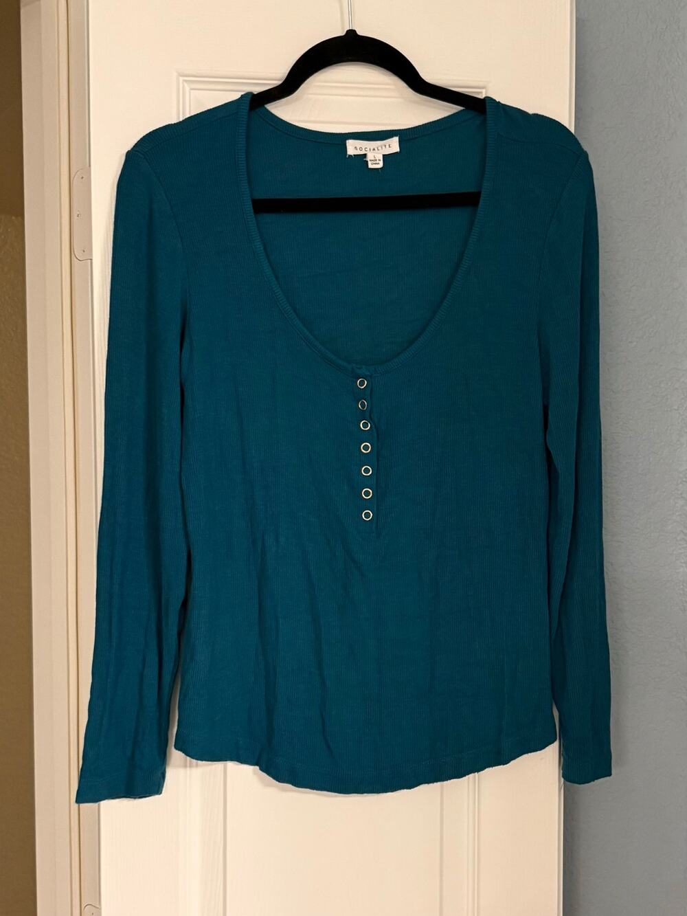 Socialite Soft Ribbed Henley